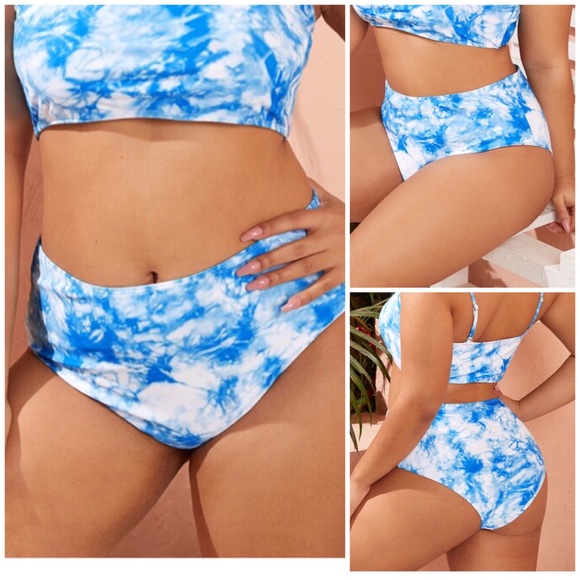 SHEIN Other - NWOT Shein Tie Dye High Waist Bikini Swim Bottom